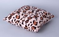 Obliečka na vankúšik mikroplyš, veľkosť: 40x40cm, variant: leopard