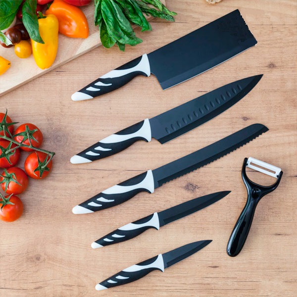 Nože Top Chef Black C01024 (6 kusov) Nože Top Chef Black C01024 (6 kusov)