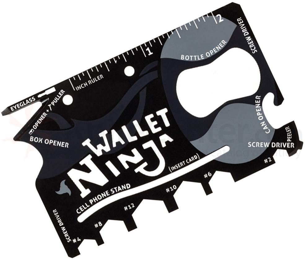 Wallet Ninja 18v1 - Multifunkčná karta prežitia Wallet Ninja 18v1 - Multifunkčná karta prežitia