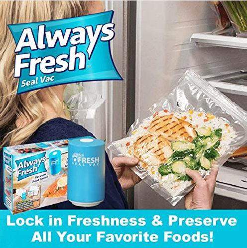 Mini vákuové sáčky pre konzerváciu potravín - Always fresh Mini vákuové sáčky pre konzerváciu potravín - Always fresh