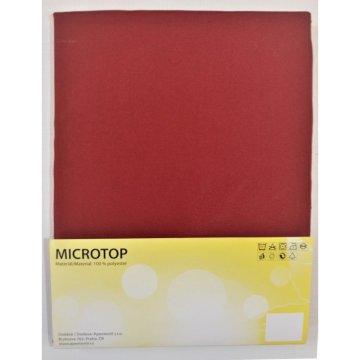 Prestieradlo Apex Microtop - Jednolôžko 90 x 200 cm - Vínová