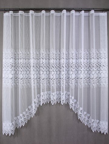 Oblúková záclona Regina, veľkosť: 140x300 cm