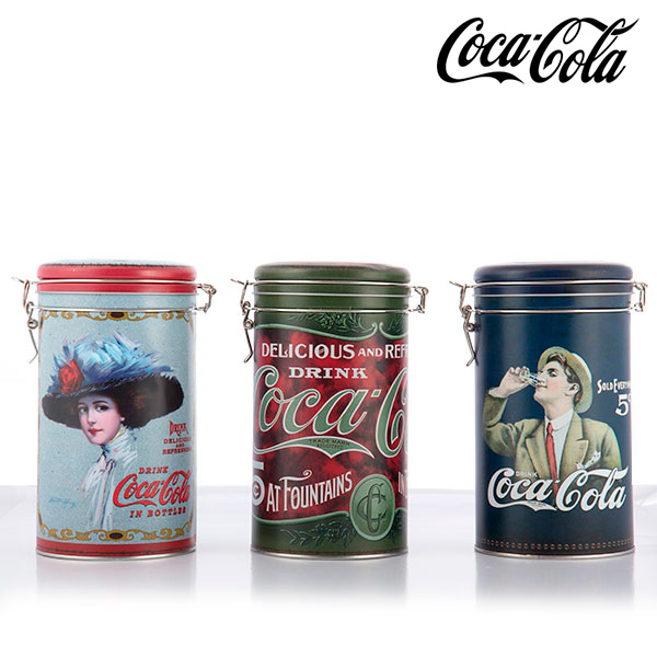 Retro Plechová Krabica Coca-Cola Retro Plechová Krabica Coca-Cola