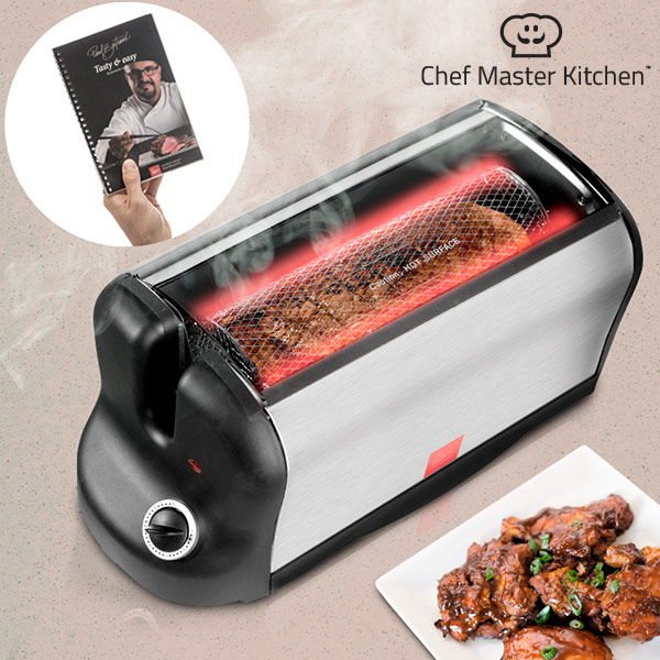 Prenosná Elektrická Rúra Smart Rotisserie S s Knihou Receptov 600W Prenosná Elektrická Rúra Smart Rotisserie S s Knihou Receptov 600W