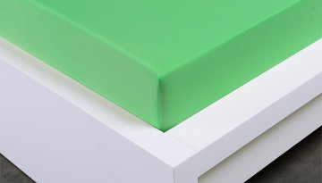 Jersey prestieradlo Exclusive dvojlôžko - letná zelená 200x220 cm