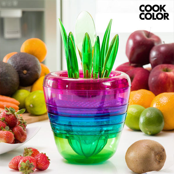 Stohovateľné Kuchynské Potreby Multi Tool Fruit Cook Color Stohovateľné Kuchynské Potreby Multi Tool Fruit Cook Color