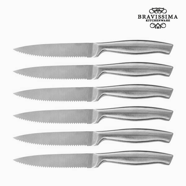 Profesionálne Nože na Mäso Bravissima Kitchen (6 kusov) Profesionálne Nože na Mäso Bravissima Kitchen (6 kusov)
