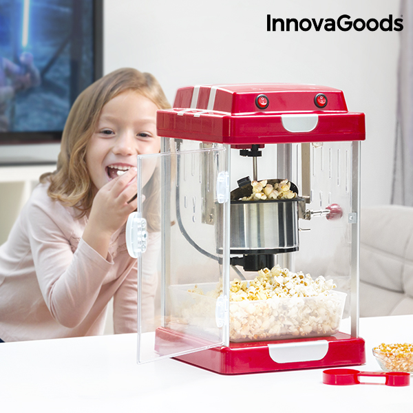 Popcornovač Tasty Pop Times InnovaGoods 310W Červený Popcornovač Tasty Pop Times InnovaGoods 310W Červený