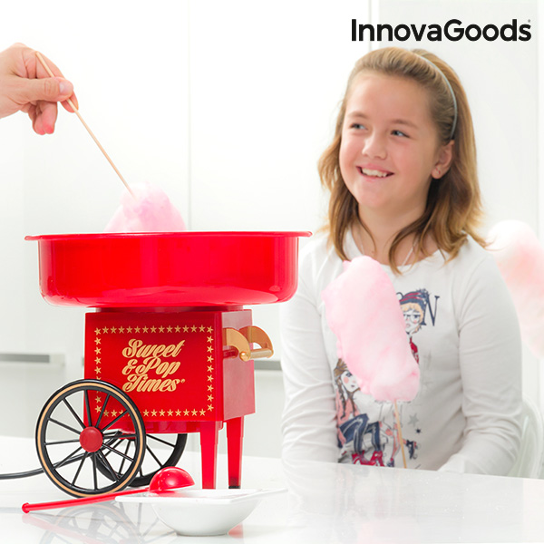 Výrobník Cukrovej Vaty InnovaGoods 500 W Červený Výrobník Cukrovej Vaty InnovaGoods 500 W Červený