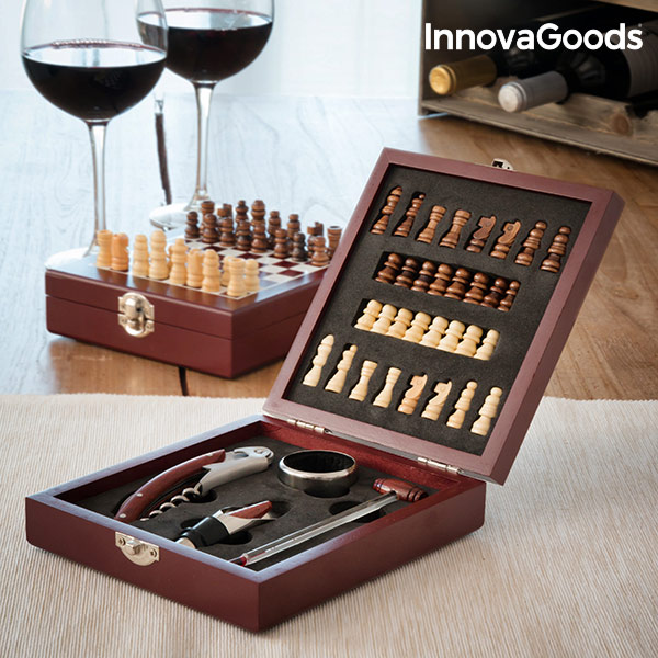 Set na Víno a Šach InnovaGoods (37 častí) Set na Víno a Šach InnovaGoods (37 častí)