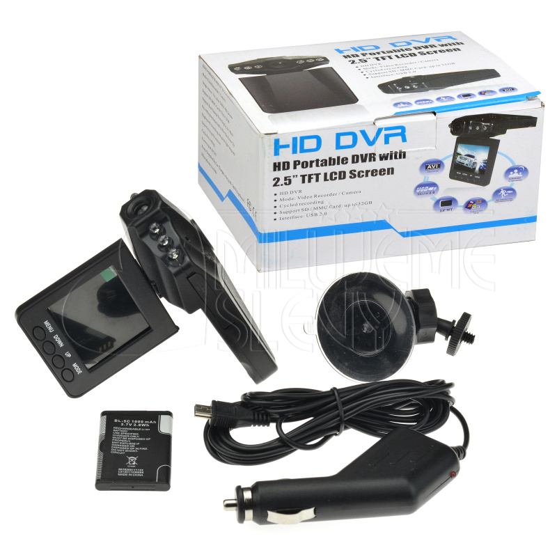 Prenosná HD kamera s LCD obrazovkou - do auta Prenosná HD kamera s LCD obrazovkou - do auta