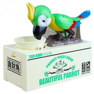 Detská pokladnička papagáj - rôzne farby - Detská…