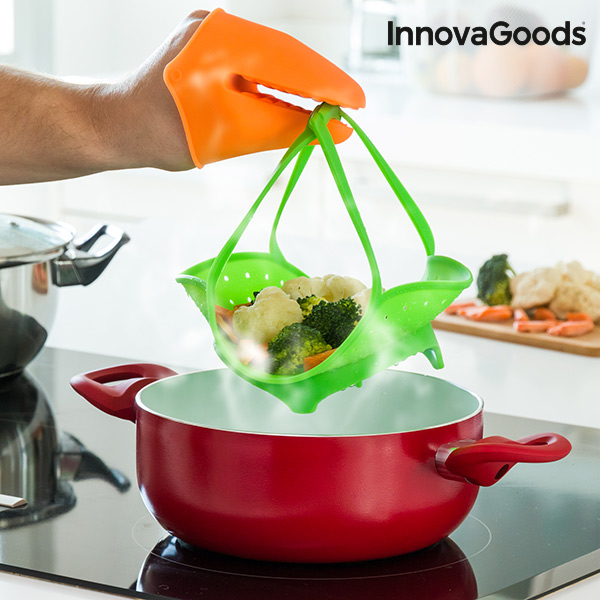 Skladací Silikónový Naparovač InnovaGoods Skladací Silikónový Naparovač InnovaGoods