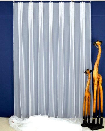 Napoly priehľadný tylový zaves-záclona 180cm