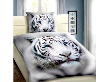 3D Obliečky - Biely tiger