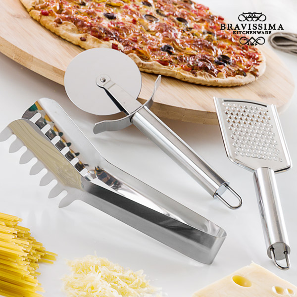Náčinie na Pizzu a Cestoviny Bravissima Kitchen (3 kusy) Náčinie na Pizzu a Cestoviny Bravissima Kitchen (3 kusy)