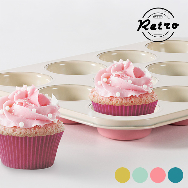 Retro Forma na Cupcakes - Žltá Retro Forma na Cupcakes - Žltá