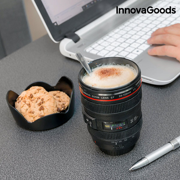 Univerzálny Hrnček s Viečkom InnovaGoods Univerzálny Hrnček s Viečkom InnovaGoods