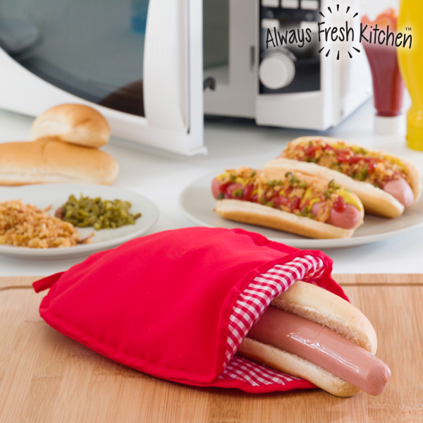 Vrecko na Prípravu Hotdogov v Mikrovlnnej Rúre Always Fresh Kitchen Vrecko na Prípravu Hotdogov v Mikrovlnnej Rúre Always Fresh Kitchen